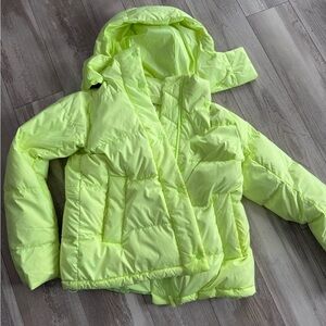 Lululemon Athletica Lime Green Jacket